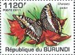 Postzegels Burundi - 2011 - Vlinders (Blok) - 3 - Thumbnail