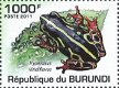 Postzegels Burundi - 2011 - Kikkers (Blok) - 2 - Thumbnail