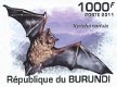 Postzegels Burundi - 2011 - Vleermuizen (Blok) - 2 - Thumbnail