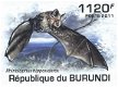 Postzegels Burundi - 2011 - Vleermuizen (Blok) - 3 - Thumbnail