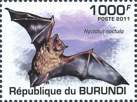 Postzegels Burundi - 2011 - Vleermuizen (Blok) - 2