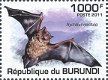 Postzegels Burundi - 2011 - Vleermuizen (Blok) - 2 - Thumbnail