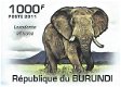 Postzegels Burundi - 2011 - Olifanten (Blok) - 2 - Thumbnail