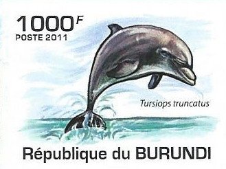 Postzegels Burundi - 2011 - Dolfijnen (Blok) - 2