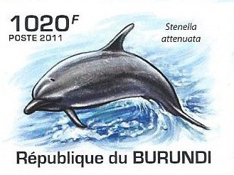 Postzegels Burundi - 2011 - Dolfijnen (Blok) - 3