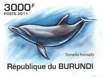 Postzegels Burundi - 2011 - Dolfijnen (Blok) - 5