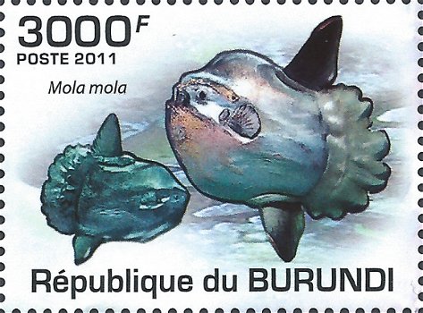Postzegels Burundi - 2011 - Zeeleven (Blok) - 5