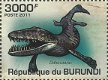 Postzegels Burundi - 2011 - Krokodillen (Blok) - 4 - Thumbnail