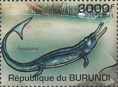 Postzegels Burundi - 2011 - Krokodillen (Blok) - 5