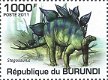 Postzegels Burundi - 2011 - Dinosauriërs (Blok) - 2 - Thumbnail