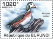 Postzegels Burundi - 2011 - Vogels (Blok) - 3 - Thumbnail