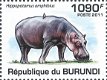 Postzegels Burundi - 2011 - Nijlpaarden (Blok) - 2 - Thumbnail