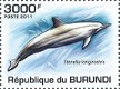 Postzegels Burundi - 2011 - Dolfijnen (Blok) - 4 - Thumbnail