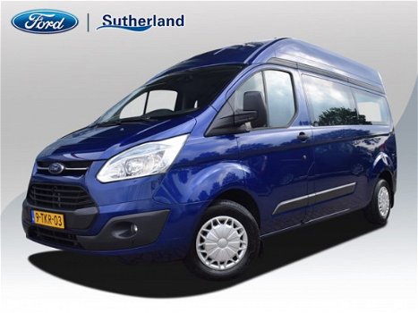 Ford Transit Custom - 125 pk 9-persoons HOOG DAK(stahoogte)LET OP:BPM VRIJ prijs ex btw - 1