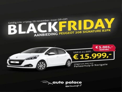 Peugeot 208 - SIGNATURE 82PK |AIRCO | NAVI | CRUISE | APPLE/ANDROID CARPLAY - 1