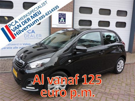 Peugeot 108 - 1.0 e-VTi Blue Lease Airco; Blue tooth; Audio... Vestiging Hilversum tel: 035 6214335 - 1