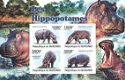 Postzegels Burundi - 2011 - Nijlpaarden (Blok) - 1 - Thumbnail