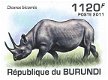 Postzegels Burundi - 2011 - Neushoorns (Blok) - 3 - Thumbnail