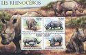 Postzegels Burundi - 2011 - Neushoorns (Blok) - 1 - Thumbnail