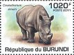 Postzegels Burundi - 2011 - Neushoorns (Blok) - 2 - Thumbnail