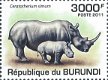 Postzegels Burundi - 2011 - Neushoorns (Blok) - 4 - Thumbnail