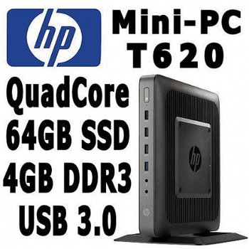 ...HP t620 Mini-PC QuadCore 1.5Ghz 4GB 64GB SSD | USB3 | Kodi - 1
