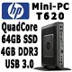 ...HP t620 Mini-PC QuadCore 1.5Ghz 4GB 64GB SSD | USB3 | Kodi - 2 - Thumbnail