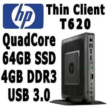 ...HP t620 Mini-PC QuadCore 1.5Ghz 4GB 64GB SSD W10 LTSB / IoT - 2