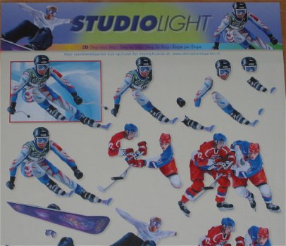 3D Knipvel (A4) --- SPORT --- Studio Light STAPTJ875 --- SKIËN, SNOWBOARDEN en IJSHOCKEY - 2