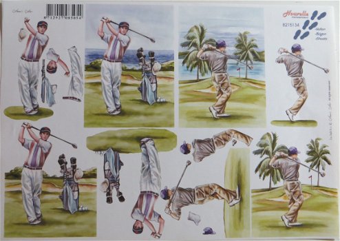 3D Knipvel (A4) --- SPORT --- Le Suh 8215134 --- GOLF / GOLFEN - 1