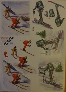 3D Knipvel (A4) --- SPORT --- Le Suh 821509 --- SKIËN