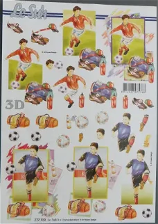 3D Knipvel (A4) --- SPORT --- Le Suh 777.110 --- VOETBAL / VOETBALLEN