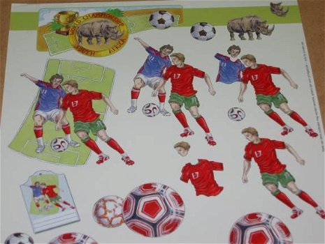 3D Knipvel (A4) --- SPORT --- DOE MAAR 11053-135 --- VOETBAL / VOETBALLEN - 2