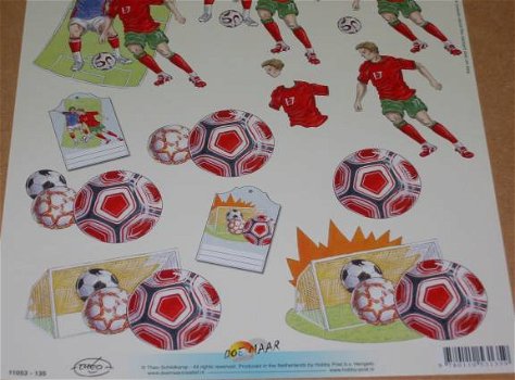 3D Knipvel (A4) --- SPORT --- DOE MAAR 11053-135 --- VOETBAL / VOETBALLEN - 3