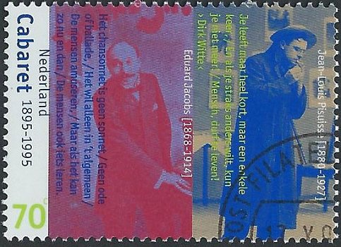Postzegels Nederland - 1995 100 jaar Cabaret in nederland (serie) - 2
