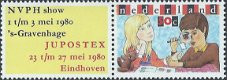Postzegels Nederland - 1980 Postzegeltentoonstelling JUPOSTEX (50ct) - 1 - Thumbnail