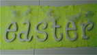 EASTER LETTERS WIT- GEEL Nieuw - 1 - Thumbnail