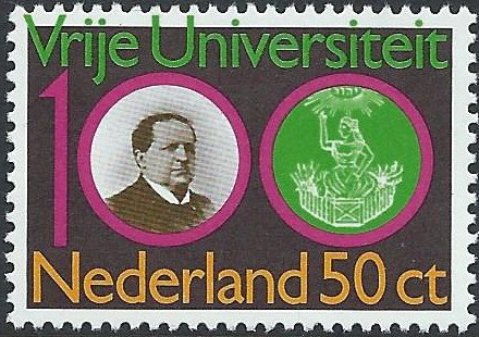 Postzegels Nederland - 1980 100 jaar Vrij Universiteit (50ct) - 1