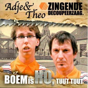 Adje & Theo - Boem Is Ho,Tuut Tuut (4 Track CDSingle) met handtekeningen - 1