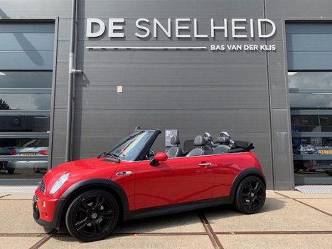 Mini Mini Cabrio - 1.6 Cooper S , Navigatie, leer, - 1