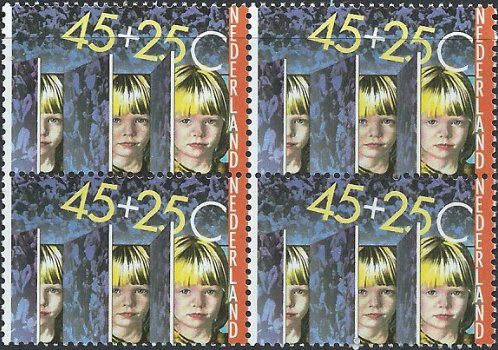 Postzegels Nederland - 1981 Kinderzegels, integratie (45+25ct) - 1