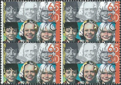 Postzegels Nederland - 1981 Kinderzegels, integratie (65+30ct) - 1