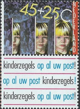 Postzegels Nederland - 1981 Kinderzegels, integratie (45+25ct) - 1