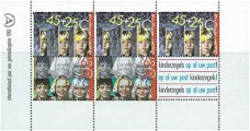 Postzegels Nederland - 1981 Kinderzegels, integratie (blok)