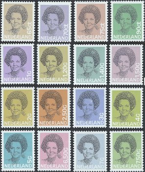 Postzegels Nederland - 1981 - 1990 Koningin Beatrix (type Struyken) (serie) - 1