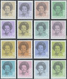 Postzegels Nederland - 1981 - 1990 Koningin Beatrix (type Struyken) (serie)