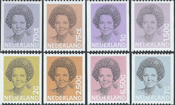 Postzegels Nederland - 1982 - 1986 Koningin Beatrix (type Struyken) (serie) - 1