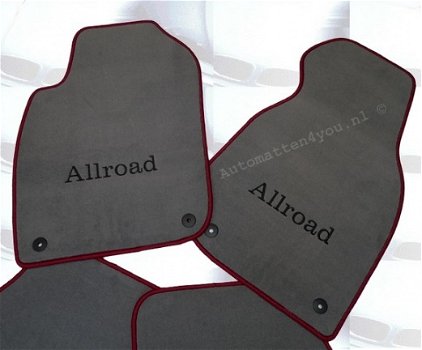 Automatten Voor uw Audi Allroud A6 A4 met logo - 1