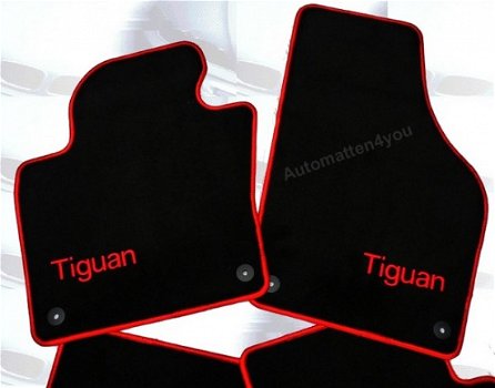 Automatten Volkswagen Tiguan met logo - 2