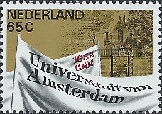 Postzegels Nederland - 1982 350 jaar Universiteit Amsterdam (65ct)